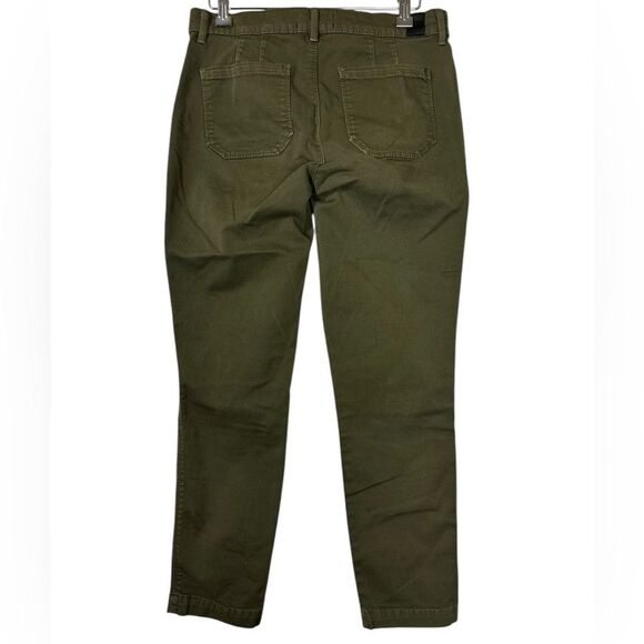 Vince Military Utility Pants Straight Leg army Green mid Rise Women's size 26 - Picture 5 of 8